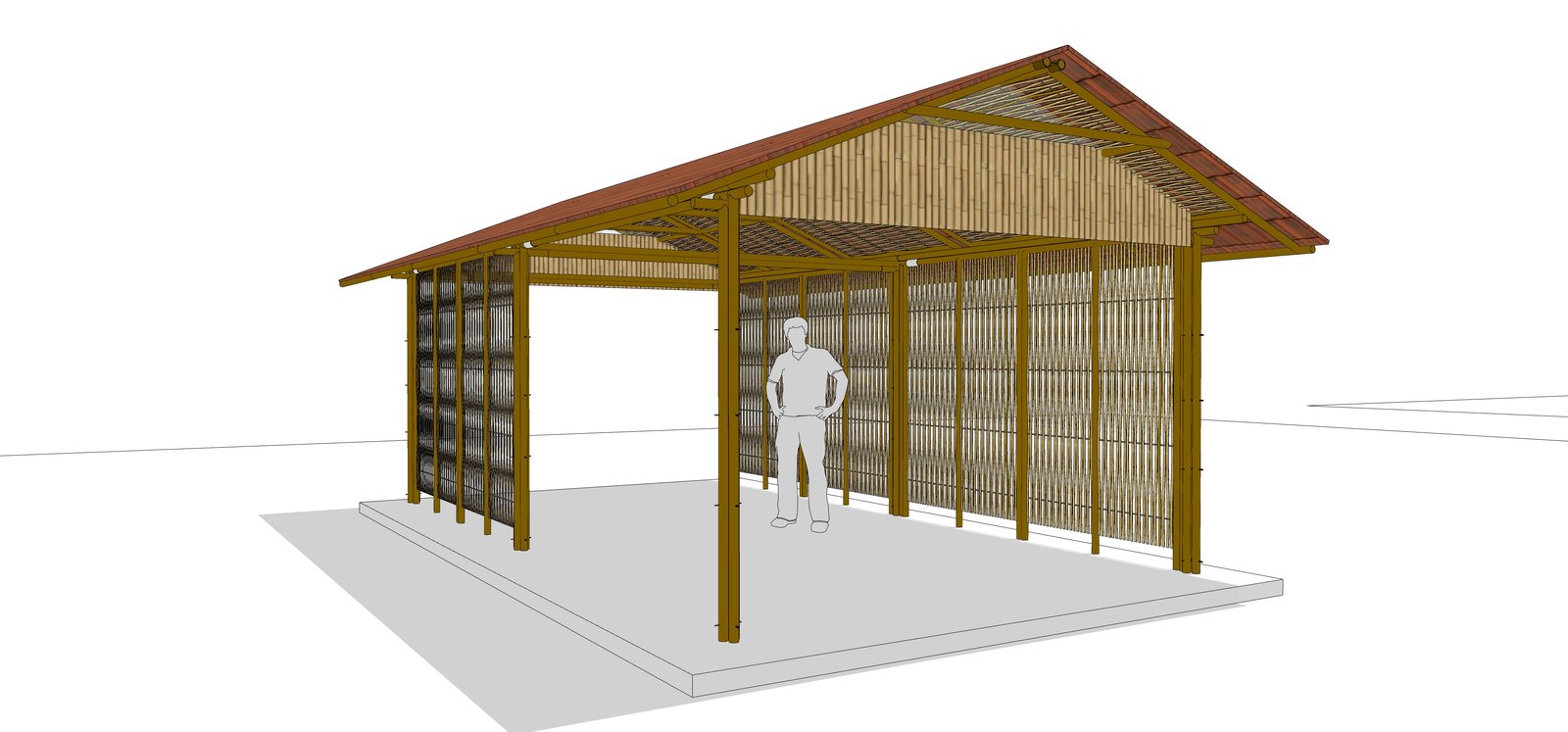 Bamboo Poly-Shed