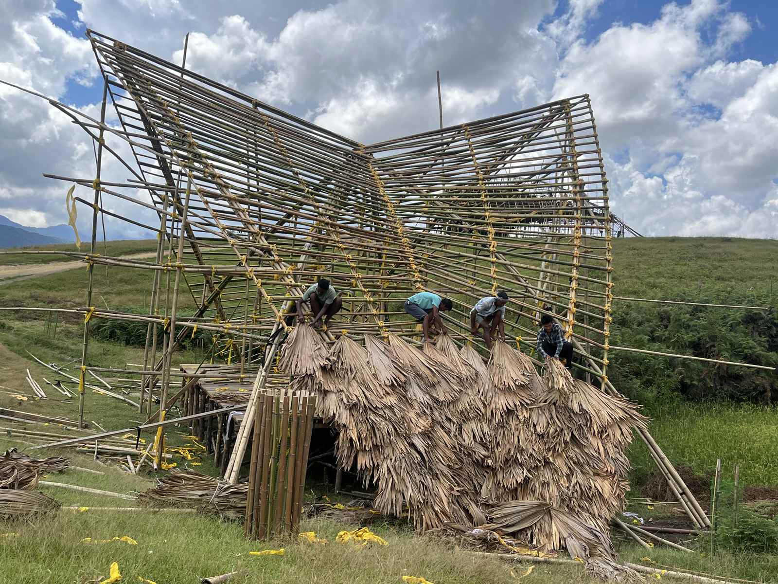 Ziro Music Festival — day stage side view