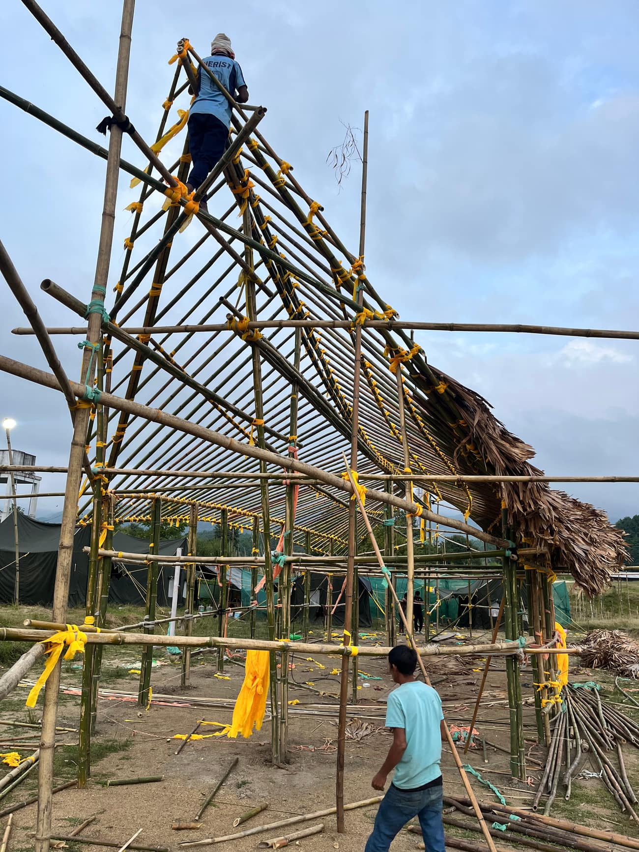 Ziro Music Festival — tourism pavilion side view