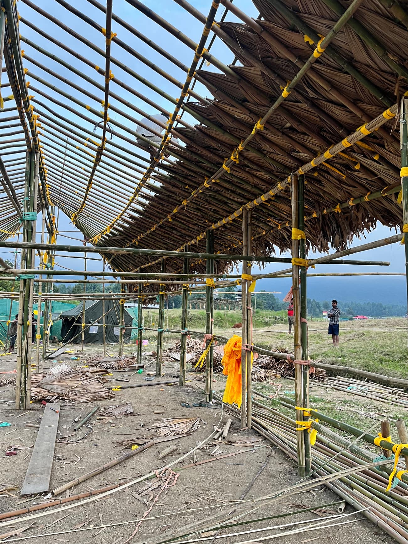 Ziro Music Festival — pavilion canopy
