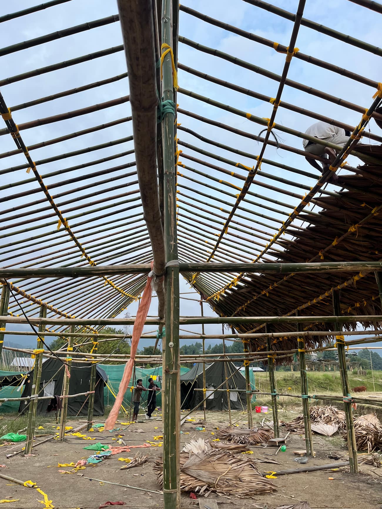 Ziro Music Festival — tourism pavilion facade