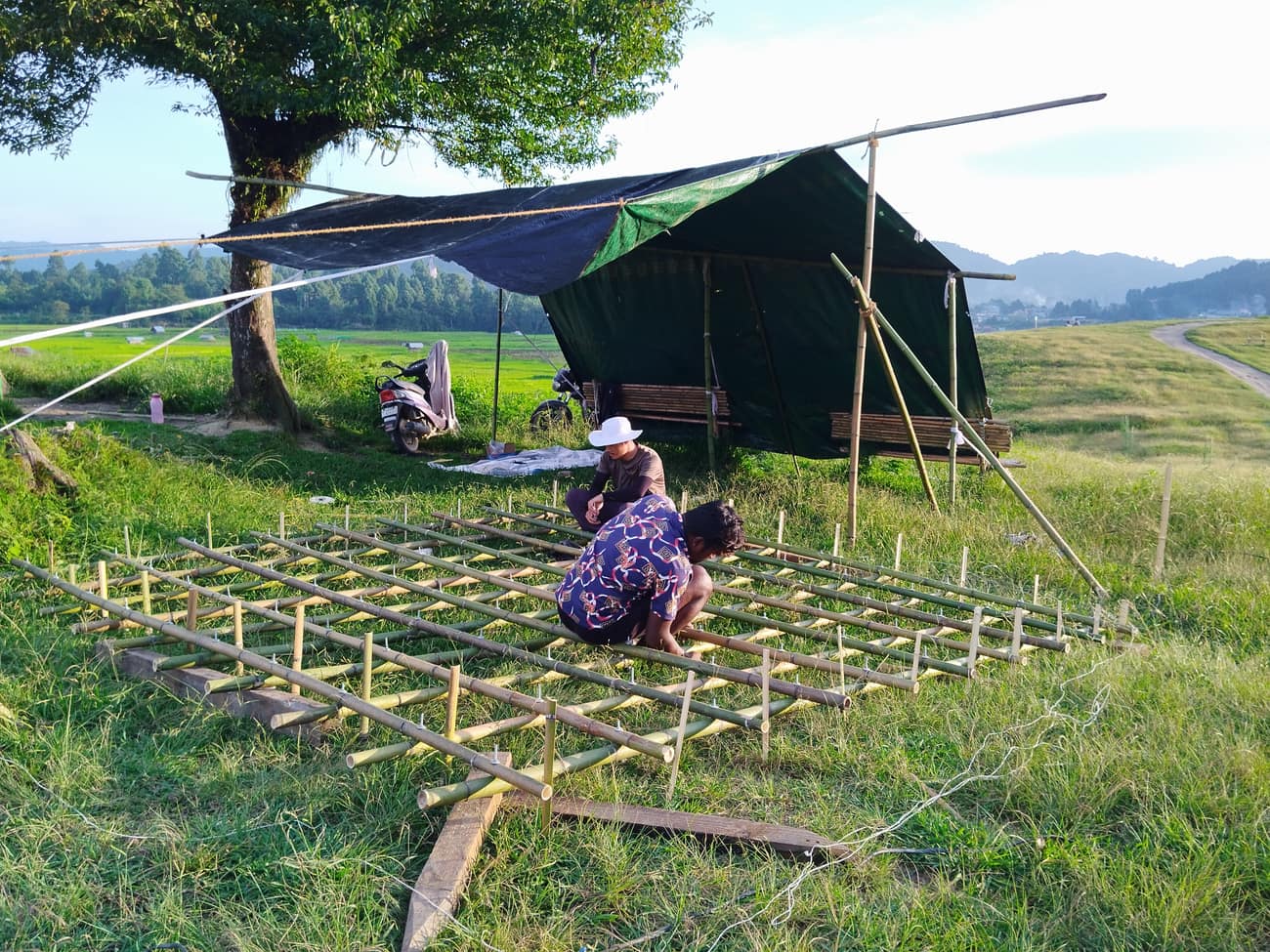 Ziro Music Festival — VIP lounge wide view