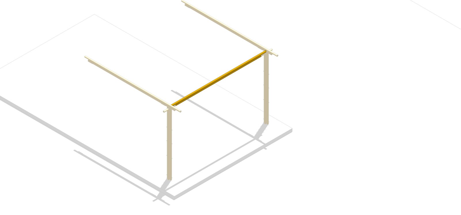 Bamboo beam
