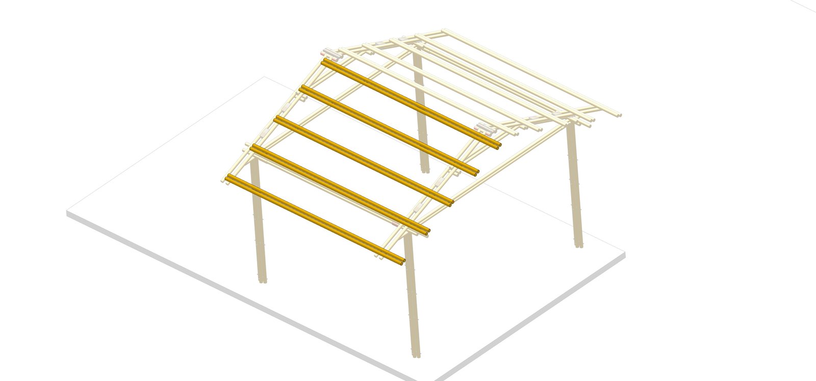 Bamboo purlin