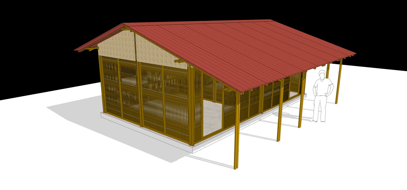 Eco-Lite bamboo living unit