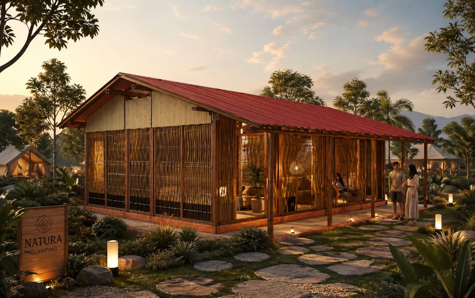 Glamping resort deployment